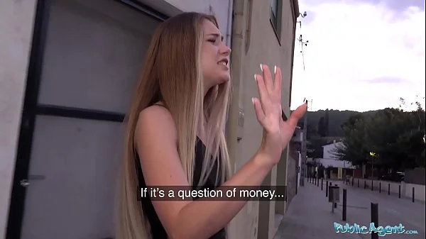 Public Agent Beautiful Russian Mary Rock fucking in a short black dress