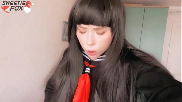 Japanese Student Deep Sucking Dick and had Cowgirl Sex