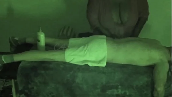 Masseuse with HUGE Tits Gives Erotic Massage