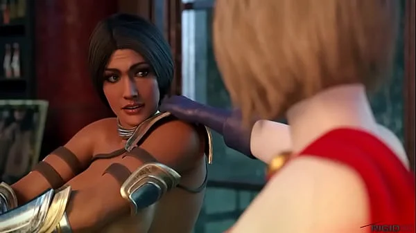 Catwoman fucked by Supergirl Futa