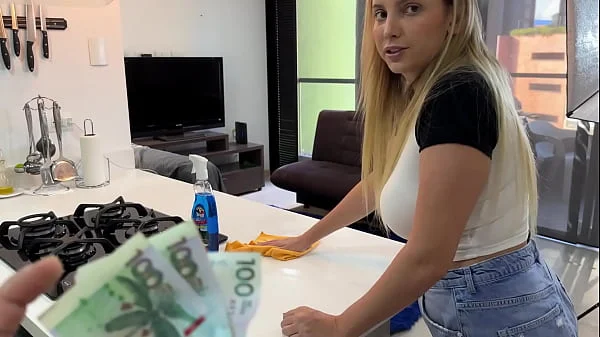 I paid extra cash to a hot latina maid for sex