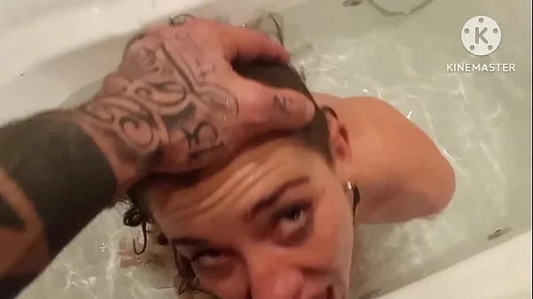 Krizia tzunami hardcore anal cum cumshot bathroom