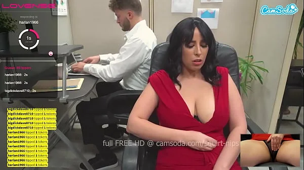 MILF with BIG NIPPLES SQUIRTS from her LACTATING TITS and ALMOST GETS BUSTED AT WORK