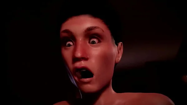 A single Milf gave a guy a dress, then he found out that she had a secret under her skirt.. 3d futa on male, sissy transformation