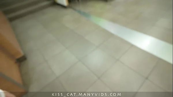 Why step son in public toilet with step mom? ︎ Stepmommy get risky cum in coffee ︎︎︎