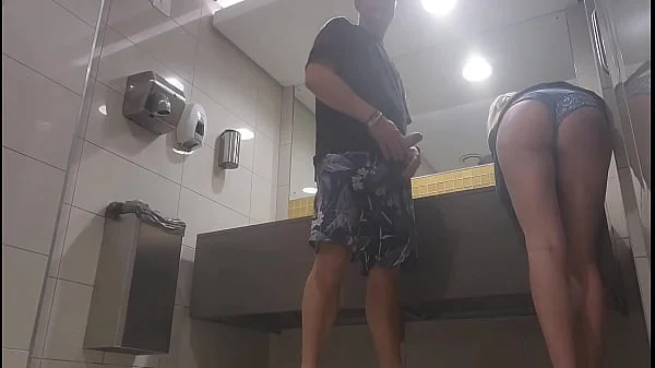 Cheating with my ex wife in the  mall public bathroom while my wife is shopping