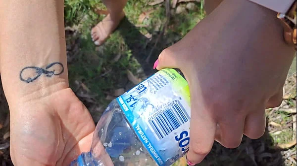 Fucking my friend's mom in a forest outdoor