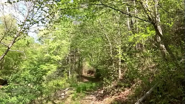 Hiking with a hard dick