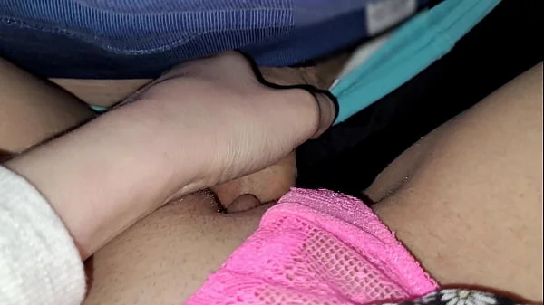 First unprotected quick sex with stranger in his car. Risky creampie