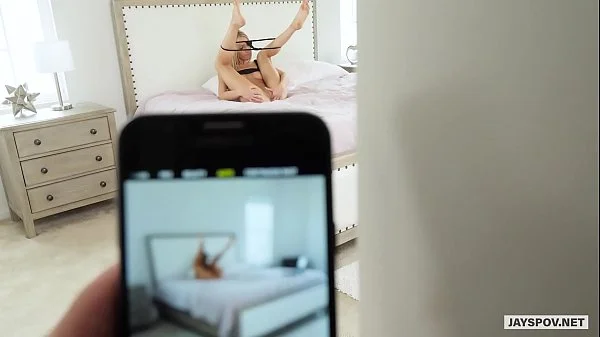 JAY'S POV -  CANADIAN TEEN STEP SISTER CAUGHT BEING A CAM WHORE