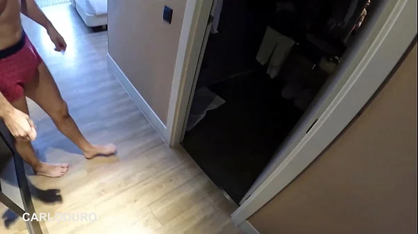 Hot massage to couple in hotel, creampie, cum in mouth [full vid available]