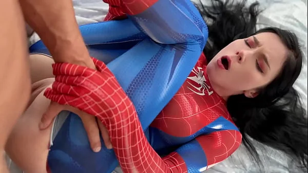 Passionate Spider Woman vs Anal Fuck Lover Black Spider-Girl!