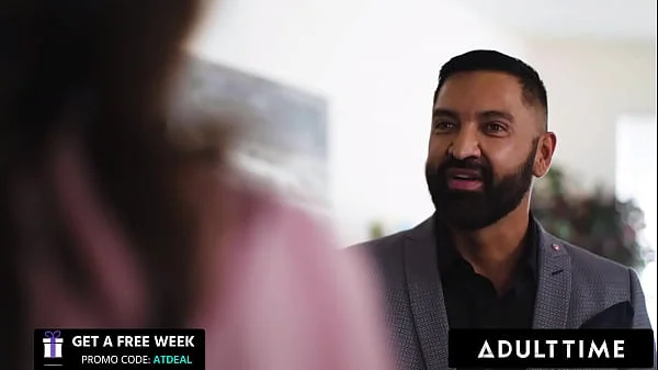 ADULT TIME - Bisexual Boss Gives Naughty Assistant A Facial With Her BF's Help! MMF THREESOME!