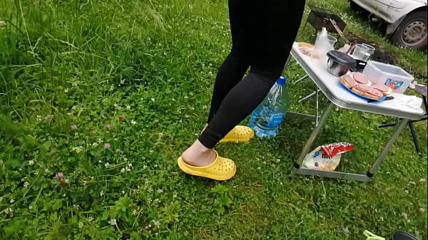 Weekend Camping With My Stepmom - Foot fetish - Dirty Soles - Sex Tape