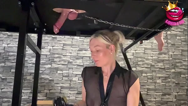 Milking table ruined orgasms session