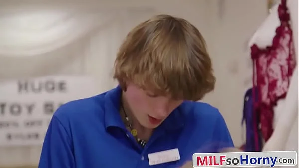 Two Stunning MILFs Compete For Big Cock During Black Friday Rush