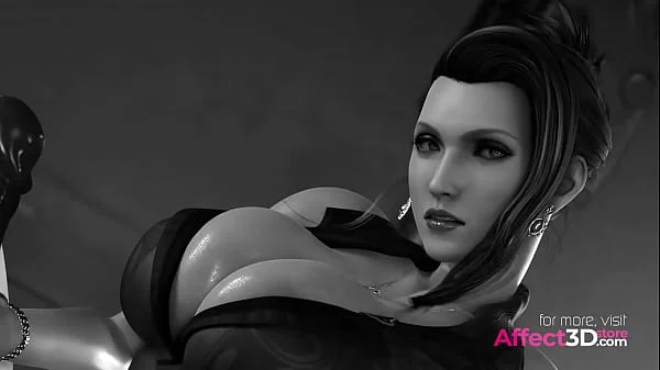 Anal sex animaiton with hot futanari game characters by Lewdhyl