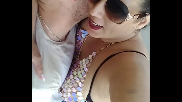 My wife is a sexy exhibitionist, i love to see her flashing her big pierced tits.