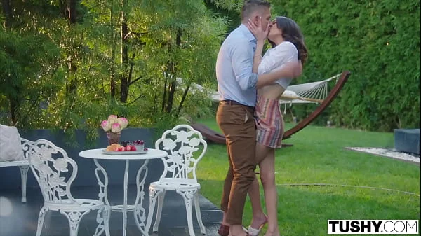 TUSHY Petite cutie Sawyer loves to gape for older men