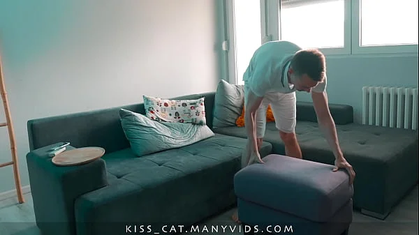 My Step mom is a calling slut?! Step son rough fucks naughty Step mother for silence - Kisscat