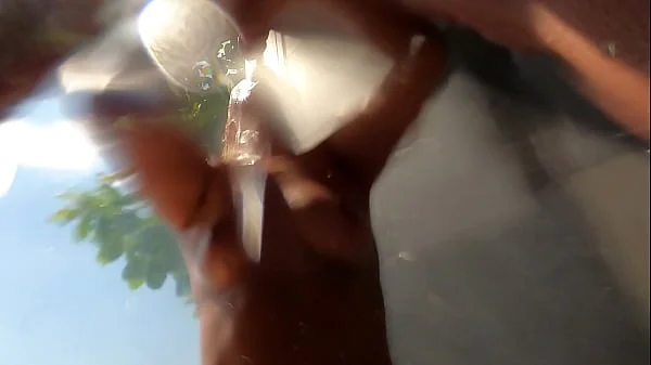 Homemade passionate shower sex with happy ending