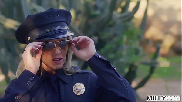 MILFY Officer Sweet Vickie teaches her bad boy ex a lesson