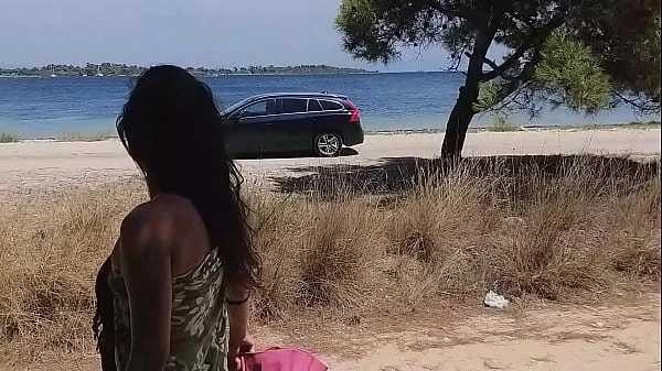 Beach Vaginal adventure of two eggs