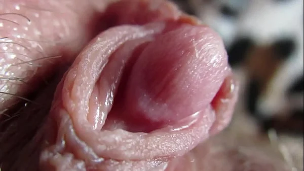 Extreme Closeup On My Huge Pulsating Clit Head