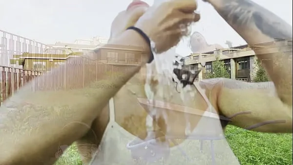 Laundress Monika Fox Fucked All Holes With Toys After Doing Laundry, Prolapse And Squirt In Sauna