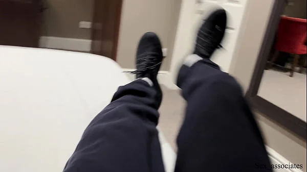 Caught my stepmom masturbating in the toilet of a shared room and surprised her with my dick in her ass.