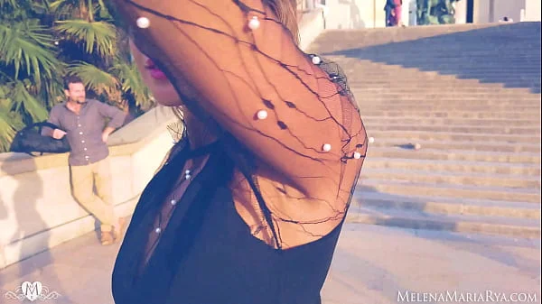 Melena Maria Rya Public Outdoor in Paris
