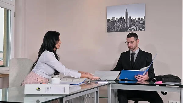 Busty Cheating Executive Ania Kinski Sparks Affair With Hung Employee GP2887