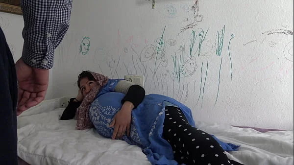 Pregnant Muslim girl is disturbed when her german husband fucks her