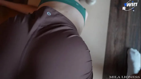 Gorgeous Stepsister's Yoga Didn't Go According To Plan, Got A Big Dick and A Lot Of Cum