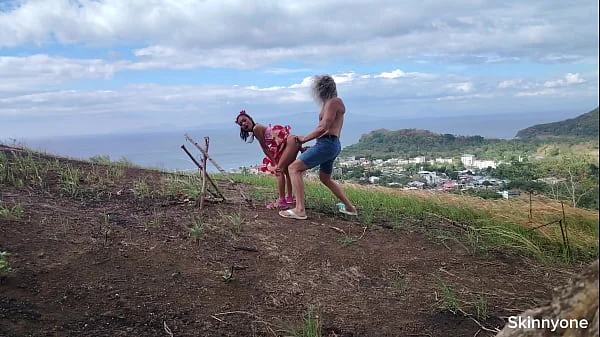 Abnormal sexual activities publicly in ocean and on mountain with biggest cock and smallest pussy