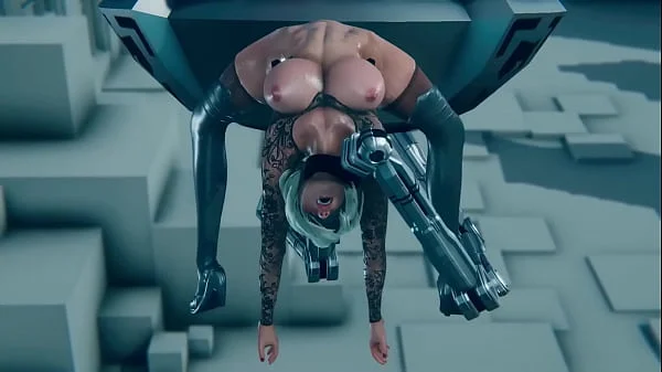 2B recibe mantenimiento vaginal por un Androide | Nier: Automata