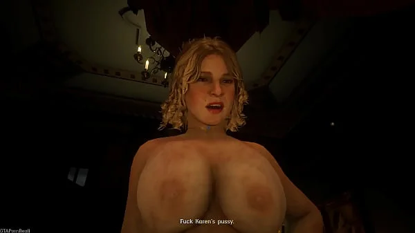 RDR2 Porn - Karen riding Arthur's dick