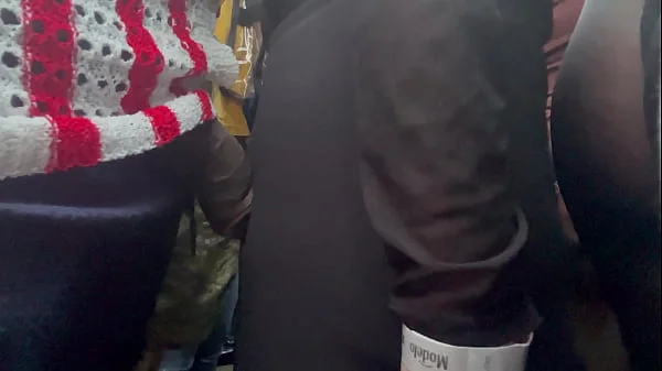 Cougar MILF rubbing ass on BBC at concert