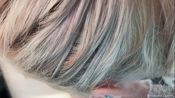 Public blowjob in the car and he came on my face