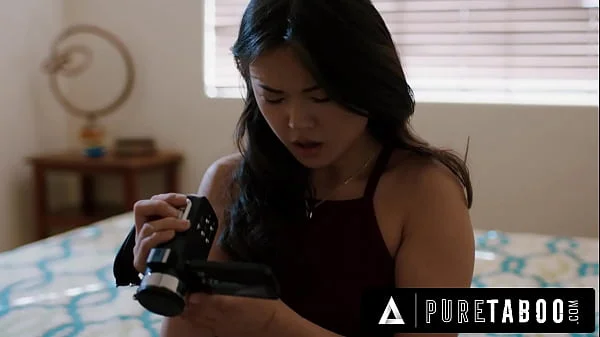 PURE TABOO Shocked Lulu Chu Discovers BDSM Sex Tape From Neighbors Seth Gamble & Kimmy Kimm
