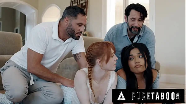 PURE TABOO Unhappily Married DILFs Grow Strong Desire For Stepbaes Madi Collins & Summer Col