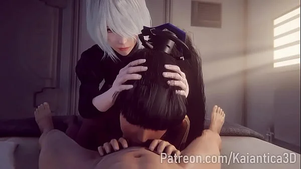 Eve [Stellar Blade] Vs. Yorha 2B [Nier Automata] Porn Compilation (With Sound)