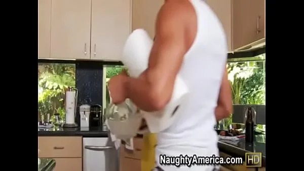 Wife Is Out: Sexy Brunette Steals A Man Using Her Tempting Body