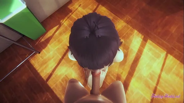 Naruto Hentai 3D - POV Himawari Blowjob and Fucked - Anime Manga Porn