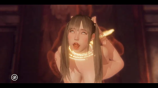 Uncensored Hentai / 3D | Alana can't stop shaking after orgasm | Rise of Eros