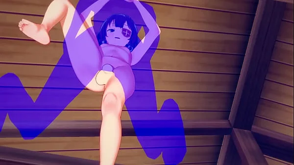 KonoSuba Hentai - Megumin Fucked with creampie - Japanese asian manga anime game porn