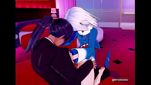 Loving Gura, our shark waifu! A Hololive Hentai Parody