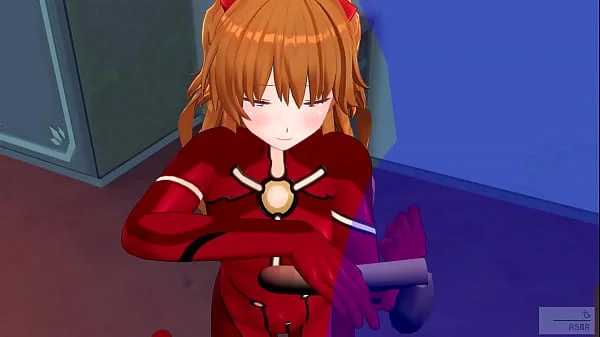 無修正アニメ　エヴァ　アスカ２　ASMR