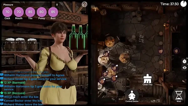 perverted waitress
