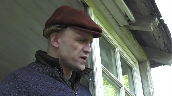 Cutie with big boobs sucks elder cock, part 1